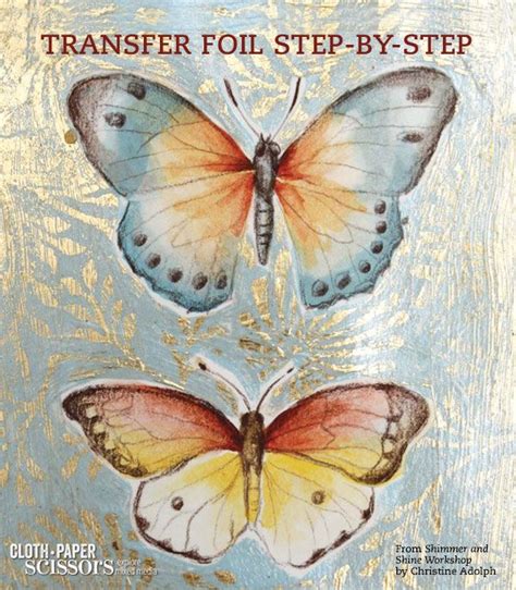 aluminum foil image transfer to fabric|How to Use Transfer Foil, the Inexpensive Way.